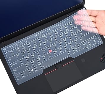 Keyboard Cover Skin for Lenovo ThinkPad T14 Gen 2/1, T14s Gen 2/1, L14 Gen 3/2, E14 Gen 4/3/2,IBM ThinkPad 14" T14 T14s T460 T470 T480 T490 T495 L390 L460 L470 L480 14", Thinkpad A475 A485, Clear