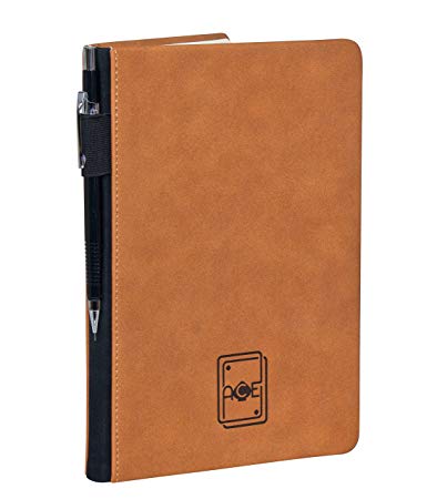 ACE Music Notebook | Leather Hardcover | Songwriting Journal | Staff Paper Notebook