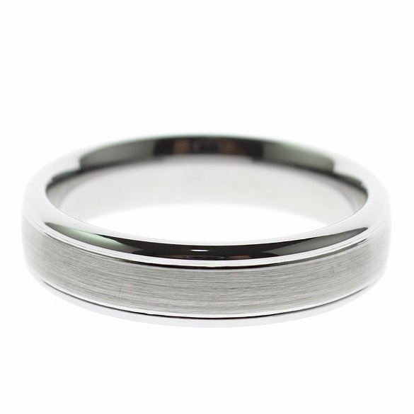 6MM Tungsten Carbide Wedding Band Ring Brushed Center