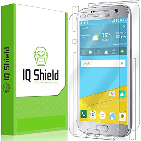 Galaxy S7 Screen Protector, IQ Shield® LiQuidSkin Full Body Skin   Full Coverage Screen Protector for Galaxy S7 HD Clear Anti-Bubble Film - with Lifetime Warranty