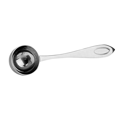 WinnerEco Coffee Measuring Spoon 20ml Stainless Steel Scoop for Tea Baking Sugar Milk