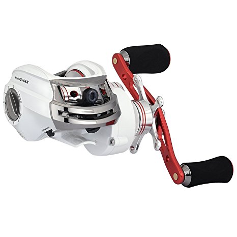 KastKing Royale Legend/Whitemax Low Profile Baitcasting Fishing Reel/11  1 Shielded Bearings, 17.5 Lb Carbon Fiber Drag