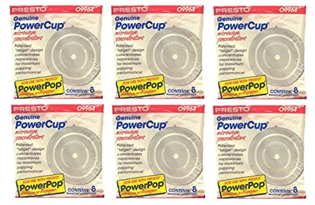 Presto 09964 Microwave Power Pop Powercup Popcorn Concentrator Cup - 48 Pack
