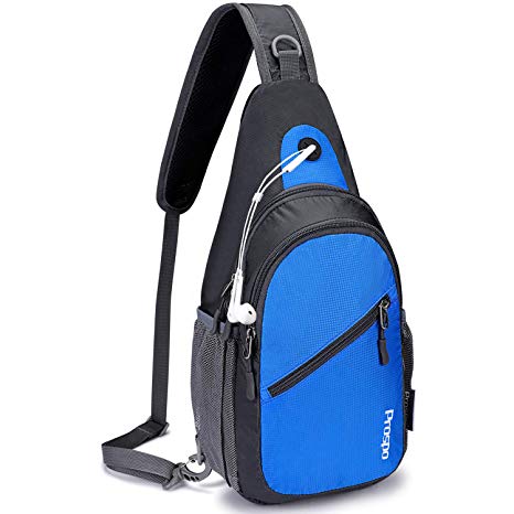 G4Free Prospo Sling Backpack, Multipurpose Small Shoulder Chest Bag Cross Body Daypack for Men & Women Outdoor Cycling Travel Hiking