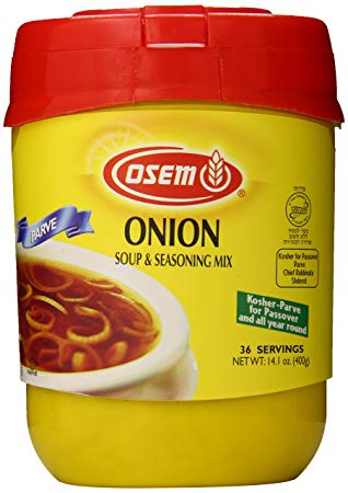 Osem Soup & Seasoning Mix, Onion Soup (Kosher for Passover), 14.1 Ounce