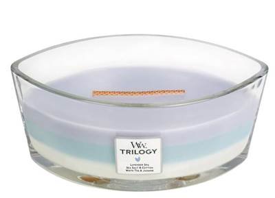 WoodWick CALMING RETREAT TRILOGY - HearthWick Flame Scented Candle by 3 in One