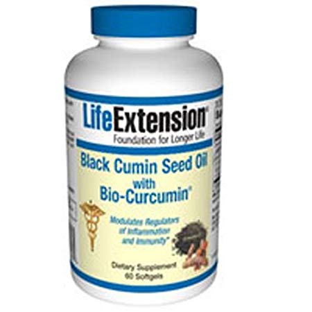 Black Cumin Seed Oil with Bio-Curcumin 60 softgels-Pack-2