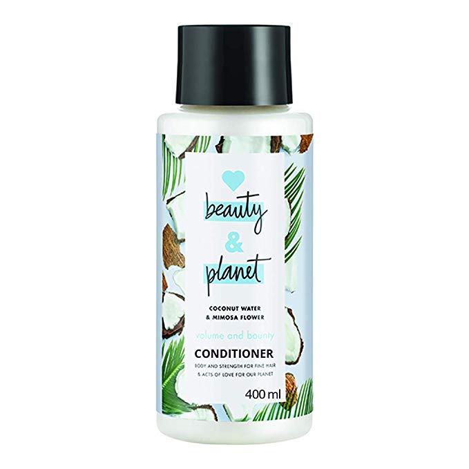 Love Beauty & Planet Volume and Bounty Conditioner with Coconut Water and Mimosa Flower Aroma, 400 ml