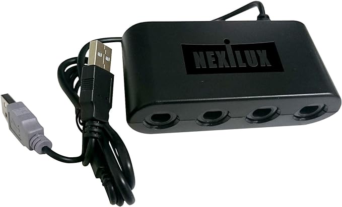 GameCube Controller Adapter for Wii U, PC USB & Switch - NEXiLUX