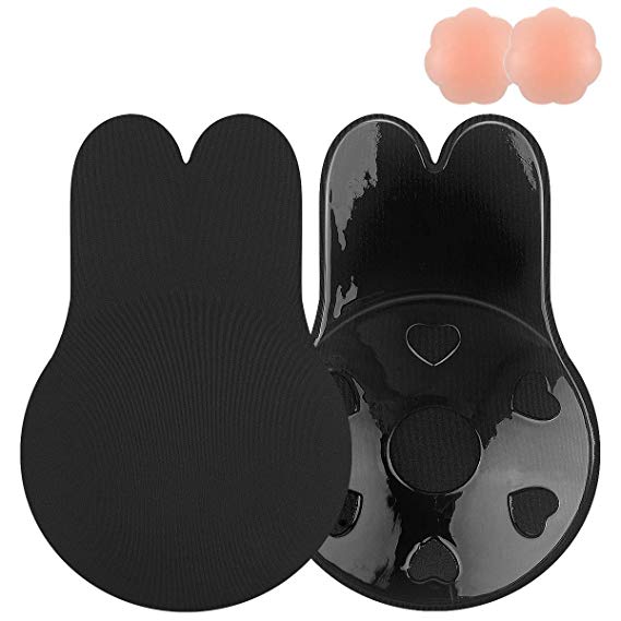 Niidor Breast Lift Nipplecovers Pasties Self Adhesive Sticky Silicone Invisible Push up Bra for Women