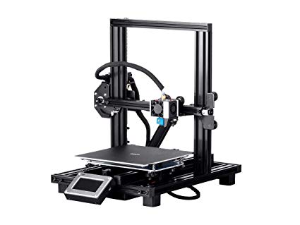 Monoprice MP10 Mini 3D Printer - Black with (200 x 200 mm) Magnetic Heated Build Plate, Resume Printing Function, Assisted Leveling, and Touch Screen