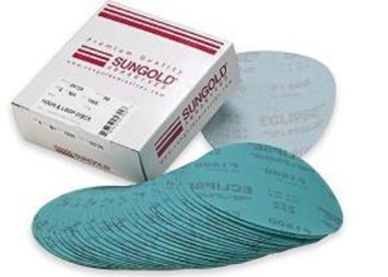 Sungold Abrasives 74583 74583 5-Inch x No Hole Eclipse Film Hook and Loop Discs 5 Each of 800 1200 1500 and 2000 Assorted Fine Grits 20-Piece