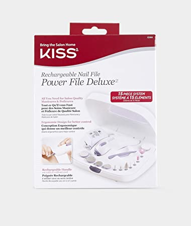 Kiss Rechargeable Power File Deluxe-15piece