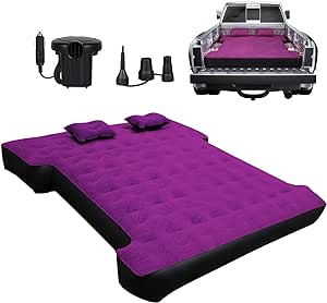 Umbrauto Truck Bed Air Mattress for 5.5-5.8Ft Short Truck Beds Inflatable Air Mattress for Outdoor with Pump & Carry Bag