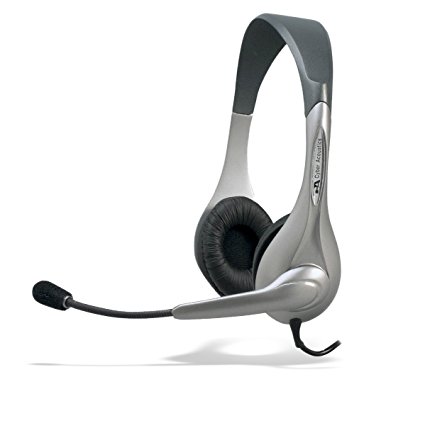 Cyber Acoustics USB Stereo Headset and BoomMic - Great for Classroom Education and InternetCommunication (AC-850)