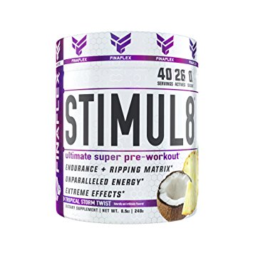 STIMUL8, Original Super Pre-Workout for Men and Women, Stimulate Workouts Like Never Before, Unparalleled Energy, Extreme Effects, Ultimate Preworkout, 40 Servings (Tropical Storm Twist)