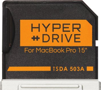 HyperDrive microSD Adapter for MacBook Pro 15" Retina (Early 2013 and before)