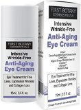 First Botany Cosmeceuticals INTENSIVE WRINKLE FREE ANTI AGING EYE CREAM with Argireline  Fiflow and other potent anti-wrinkle peptides 15 ml