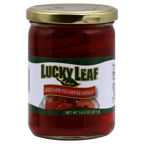Lucky Leaf Apple Rings Red Spiced
