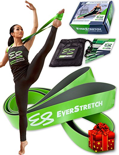 Ballet Stretch Band by EverStretch, don’t settle for less: Premium 2-layer Dance Stretch Band for Hands Free Flexibility Training. Ballet Band Stretching Equipment for Dance, Cheer and Gymnastics.