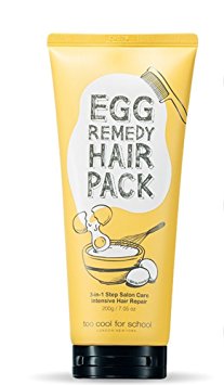 Too Cool For School Egg Remedy Hair Pack, 7.05 Ounce / Hair Treatment Protein Care