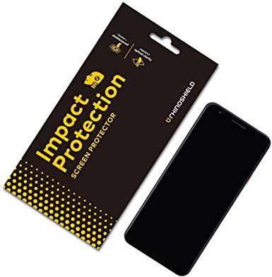 RhinoShield Screen Protector for Google Pixel 3a [Impact Protection] | High Strength Impact Damping/Dispersion Technology - Clear and Scratch/Fingerprint Resistant Screen Protection