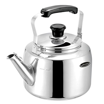 Newness 2.6-Quarts Stainless Steel Whistling Tea Kettle