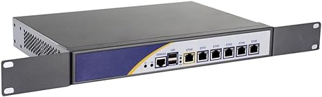 Micro Firewall Appliance, Mini PC, Pfsense Plus, Mikrotik, OPNsense, VPN, Router PC, Intel Celeron Quad Core J4125, HUNSN RS03k, AES-NI, 6 x Intel I226-V 2.5Gbe, 2 x USB, COM, VGA, 8G RAM, 128G SSD