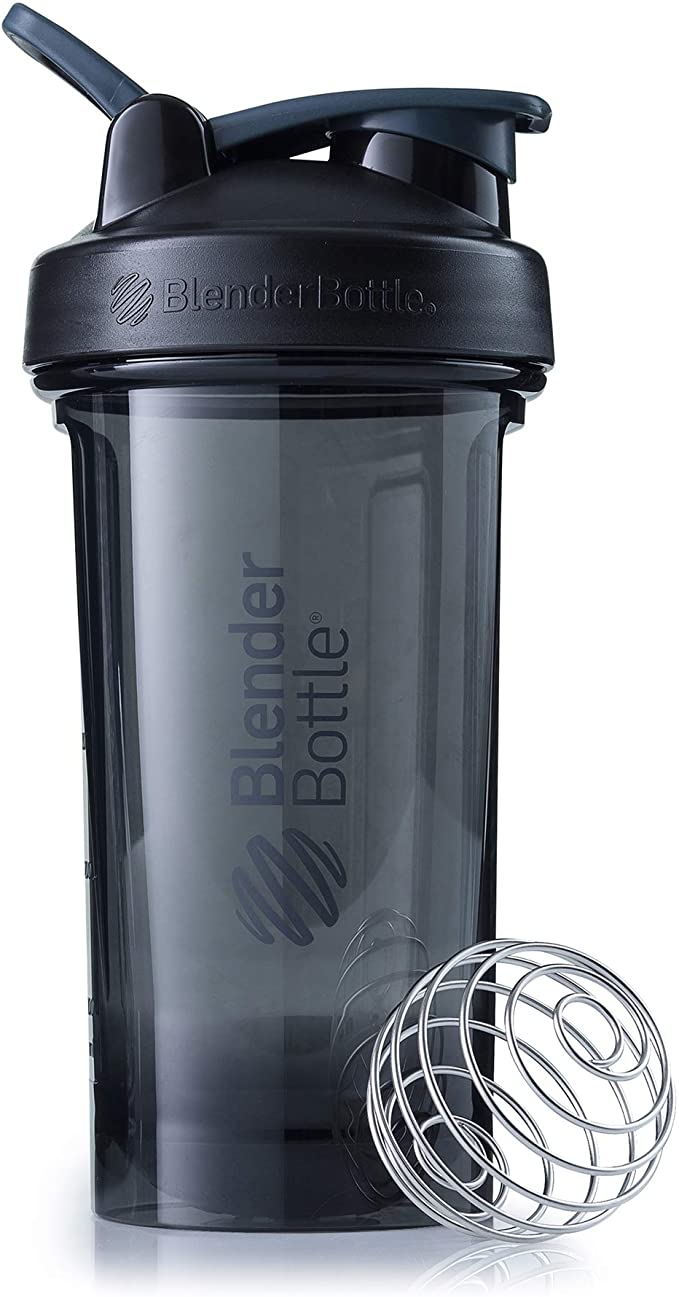 BlenderBottle Pro Series Shaker Bottle, 24-Ounce, Black