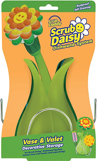Scrub Daddy – Scrub Daisy Dishwand System, Vase & Valet