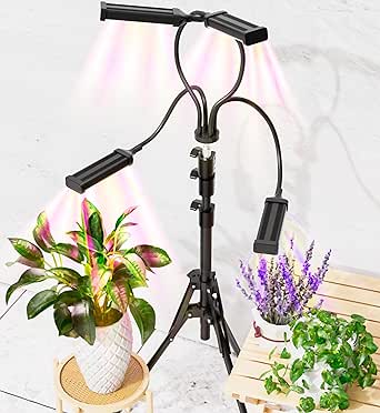 Everlasting Comfort Premium Grow Lights for Indoor Plants Full Spectrum - 204 LED Plant Lights for Indoor Growing (63")