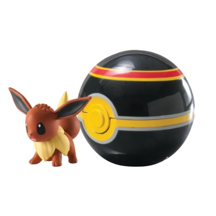 Pokémon  Clip And Carry Evee And Luxury Ball