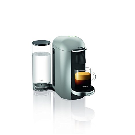 Nespresso VertuoPlus Deluxe Coffee and Espresso Maker by Breville, Silver