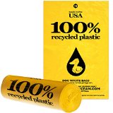 Premium Dog Waste Bags Made in the USA 8226 100 Recycled Plastic 8226 1805 Ct Unscented Durable Pet Poop Bags on a Single Roll 8226 Top Leak-proof Pick-up Bags for Safe Sanitary Handling 8226 Full Guarantee