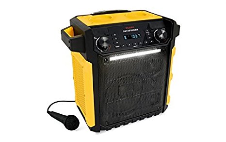 Ion Audio Pathfinder Yellow Waterproof Rechargeable Speaker System