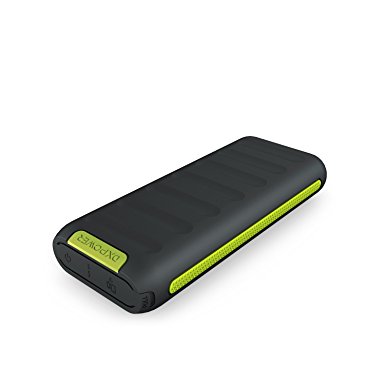 DXPOWER EVEREST 18000mAh Portable Power Bank External Rechargeable Battery Power Pack with Type-C Micro USB 2-in-1 Cable for Apple/iPhone, Android Smartphones, Cameras, GPS, MP3/MP4