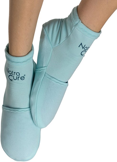 NatraCure Cold Therapy Socks - Gel Ice treatment for feet, heels, swelling, arch pain - (Sizes: Small/Medium or Large)