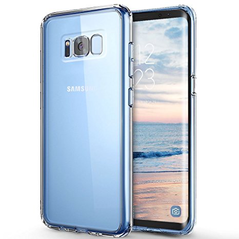 Galaxy S8 Bumper Case, ikalula Drop Protection Galaxy S8 Case Ultra Thin Silicone Galaxy S8 Cover Anti-Scratch Protective Case Cover for Samsung Galaxy S8 - Transparent