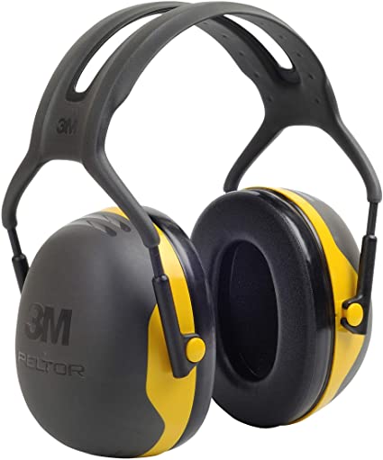 3M Peltor X2A Over-the-Head Ear Muffs, Noise Protection, NRR 24 dB, Construction, Manufacturing, Maintenance, Automotive, Woodworking