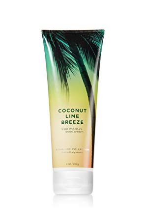 Bath Body Works Coconut Lime Breeze 8.0 oz Triple Moisture Body Cream (8 Ounces)