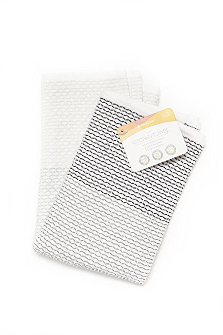 Full Circle Tidy Organic Kitchen Towels, Grayscale