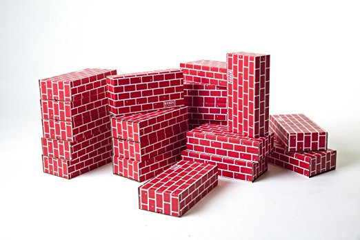 Mondo Bloxx 20 Pack Cardboard Block Brick Set (12x6x3) USA Made!
