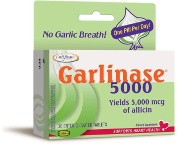Garlinase 5000 Enzymatic Therapy Inc. 30 Tabs