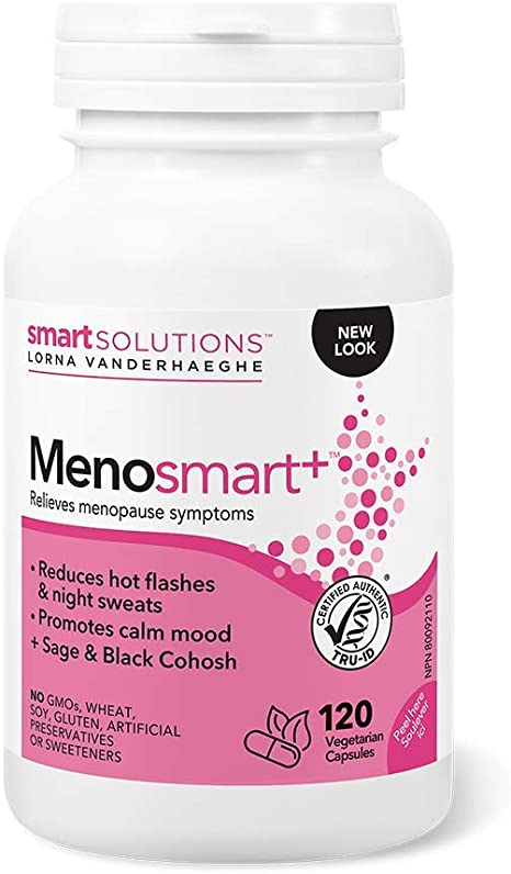 MENOsmart  With Sage - Menopause Relief Supplement - 120 Capsules