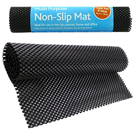 New Multipurpose Non-Slip Mat - Ideal To Use At Home & Office, Cars, Caravans - Anti Slip Mat Roll - Keeps Items In Place, Protects Furniture - Can Be Cut To Any Size Easily