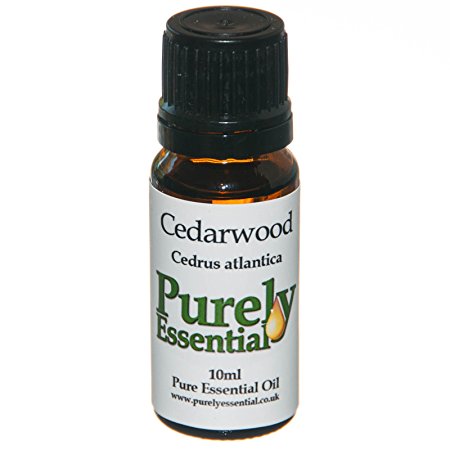 Purely Essential Cedarwood Oil Certified 100% Pure. 10ml