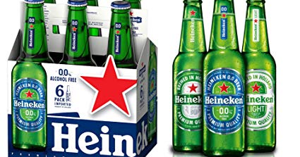 Heineken Non-alcoholic Beer, 12 Oz, 6 Ct