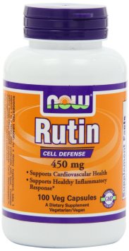 Now Foods Rutin 450mg Veg-Capsules 100-Count