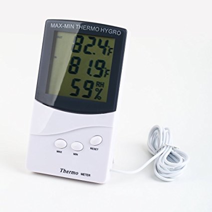 YKS new Digital Indoor Outdoor Dual purpose Deluxe new Thermometer   Hygrometer