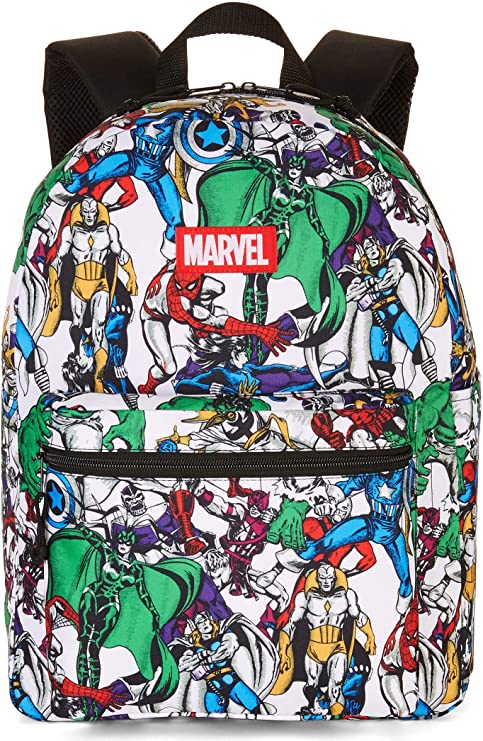 Bioworld Marvel Comics Print All-Over 16inch Backpack